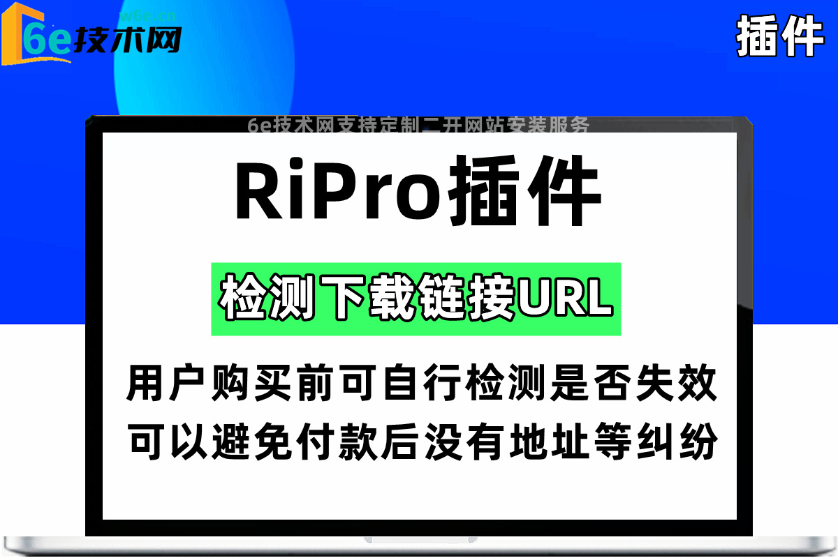 【RiPro】下载地址检测插件-实时检测到链接是否失效-可避免用户付款后发现没有下载地址的麻烦问题