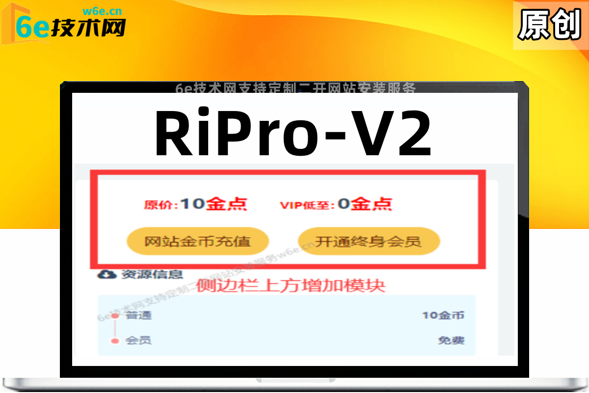 RiPro-V2【侧边栏增加按钮和价格模块】更直观展示价格-和用户需求-通过按钮直达页面-文字可修改