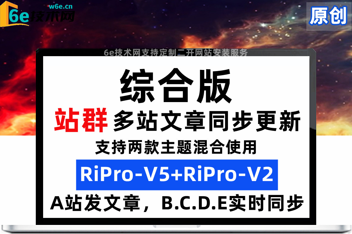 RiPro-V5-RiPro-V2综合版-【多站文章同步更新】-A.B.C.D站不受主题限制-任意两款主题都可同步文章-非插件